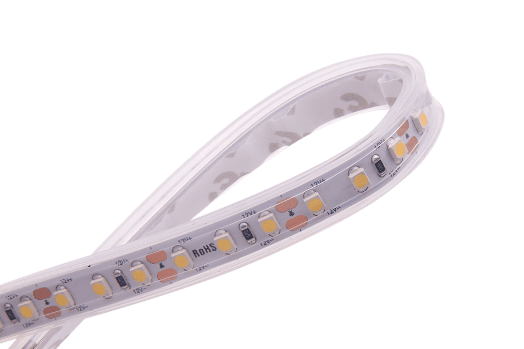 Лента светодиодная LUX3528 120LED/м 9,6Вт/м 12В IP65 Цвет:Нейтральный белый (4000K) (1метр) SWG